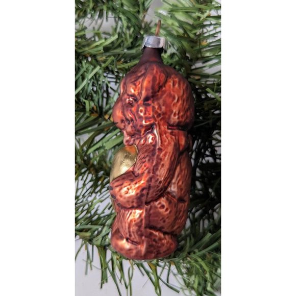 Bear with Heart Retired Old World Christmas Inge Glas Ornament - Picture 5 of 6